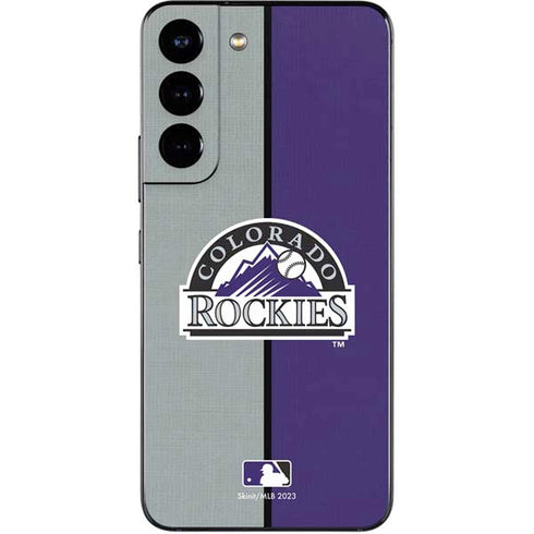 MLB Colorado Rockies Split Galaxy S22 Skin