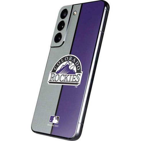 MLB Colorado Rockies Split Galaxy S22 Skin