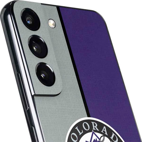 MLB Colorado Rockies Split Galaxy S22 Skin