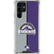 MLB Colorado Rockies Split Galaxy S22 Ultra Clear Case