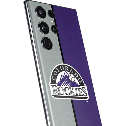 MLB Colorado Rockies Split Galaxy S22 Ultra Skin