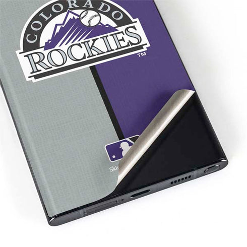 MLB Colorado Rockies Split Galaxy S22 Ultra Skin
