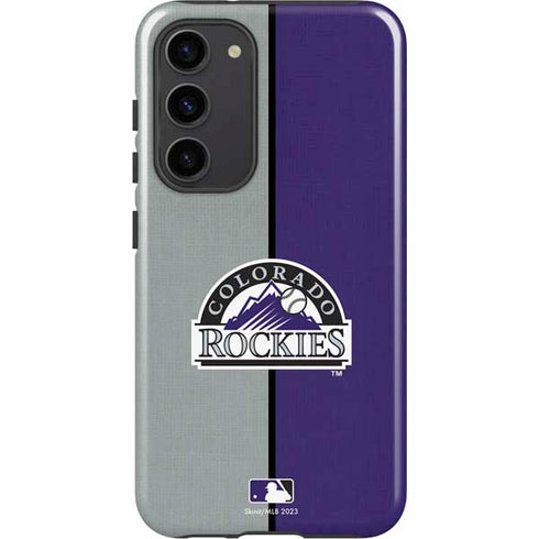 MLB Colorado Rockies Split Galaxy S23 Plus Pro Case