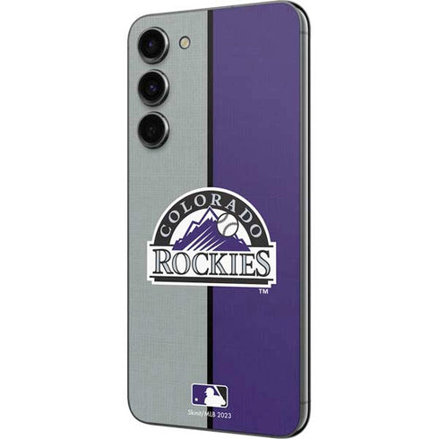 MLB Colorado Rockies Split Galaxy S23 Plus Skin