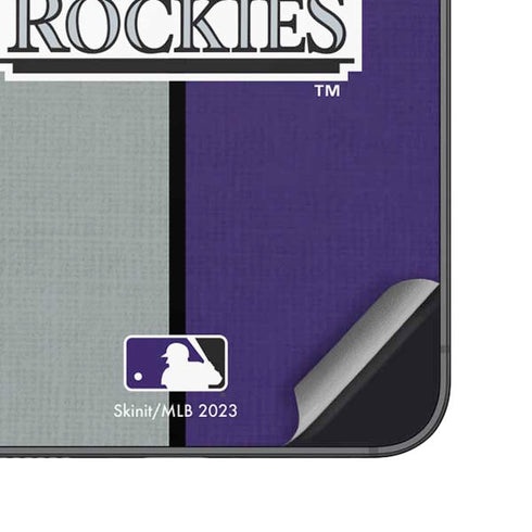 MLB Colorado Rockies Split Galaxy S23 Skin