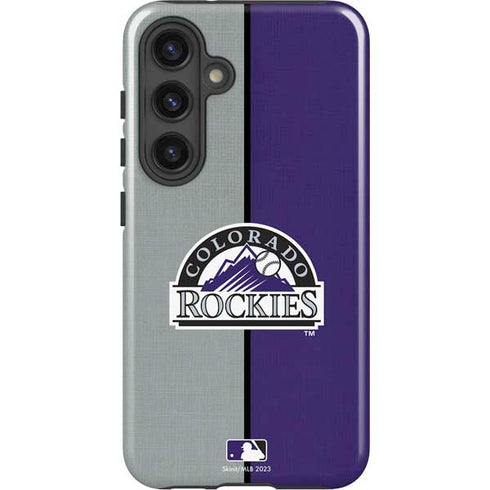 MLB Colorado Rockies Split Galaxy S24 Impact Case