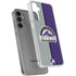 MLB Colorado Rockies Split Galaxy S24 Plus Clear Case