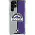 MLB Colorado Rockies Split Galaxy S24 Ultra Clear Case