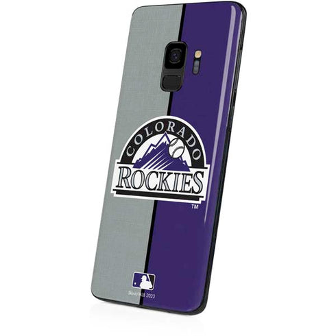 MLB Colorado Rockies Split Galaxy S9 Skin