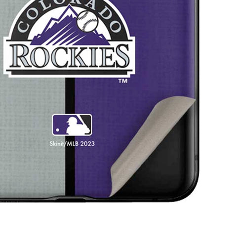 MLB Colorado Rockies Split Galaxy Z Flip Skin