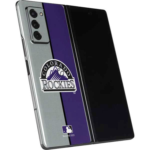 MLB Colorado Rockies Split Galaxy Z Fold2 5G Skin