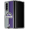 MLB Colorado Rockies Split Galaxy Z Fold4 5G Clear Case