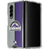 MLB Colorado Rockies Split Galaxy Z Fold4 5G Clear Case