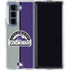 MLB Colorado Rockies Split Galaxy Z Fold5 5G Clear Case
