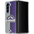 MLB Colorado Rockies Split Galaxy Z Fold5 5G Clear Case