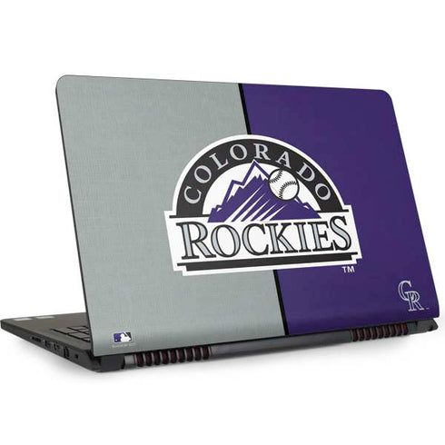 MLB Colorado Rockies Split Dell Inspiron Skin