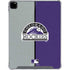 MLB Colorado Rockies Split iPad Pro 12.9in (2020) Clear Case