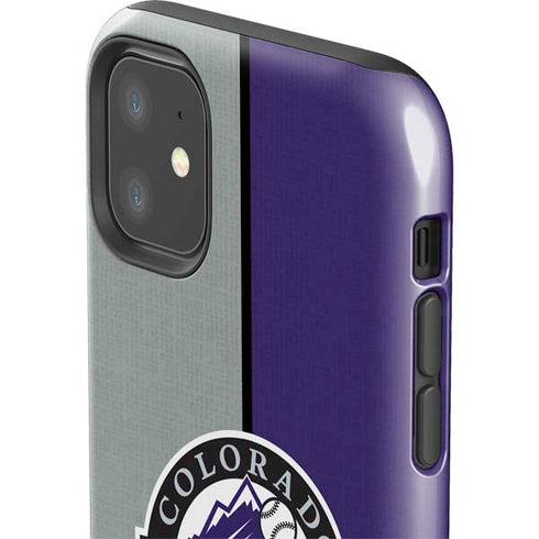 MLB Colorado Rockies Split iPhone 11 Impact Case
