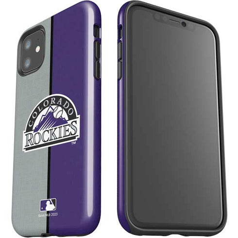 MLB Colorado Rockies Split iPhone 11 Impact Case