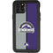 MLB Colorado Rockies Split iPhone 11 Pro Max Waterproof Case