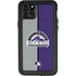MLB Colorado Rockies Split iPhone 11 Pro Max Waterproof Case