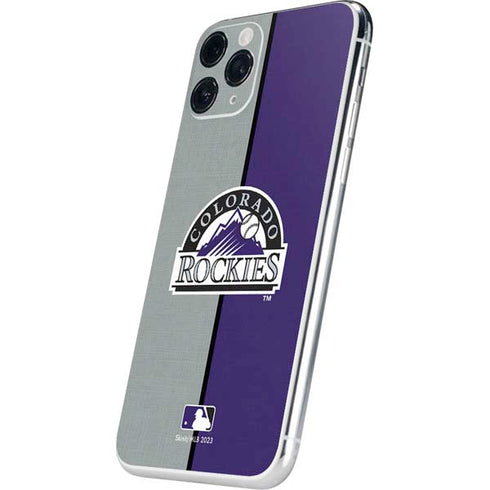 MLB Colorado Rockies Split iPhone 11 Pro Skin