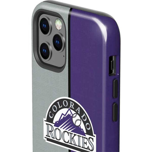 MLB Colorado Rockies Split iPhone 12 Pro Impact Case