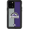 MLB Colorado Rockies Split iPhone 12 Pro Waterproof Case