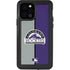 MLB Colorado Rockies Split iPhone 12 Pro Waterproof Case
