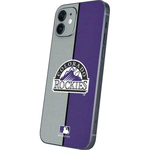 MLB Colorado Rockies Split iPhone 12 Skin