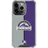 MLB Colorado Rockies Split iPhone 13 Pro Clear Case