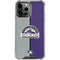 MLB Colorado Rockies Split iPhone 13 Pro Max Clear Case