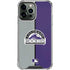 MLB Colorado Rockies Split iPhone 13 Pro Max Clear Case