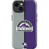 MLB Colorado Rockies Split iPhone 15 Plus Impact Case