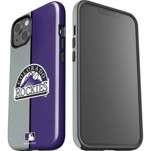 MLB Colorado Rockies Split iPhone 15 Plus Impact Case