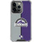 MLB Colorado Rockies Split iPhone 14 Pro Clear Case