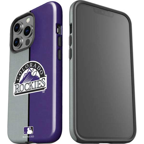MLB Colorado Rockies Split iPhone 15 Pro Impact Case