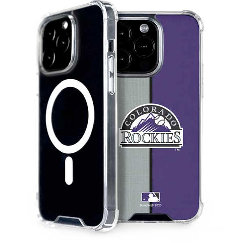 MLB Colorado Rockies Split iPhone 15 Pro MagSafe Case