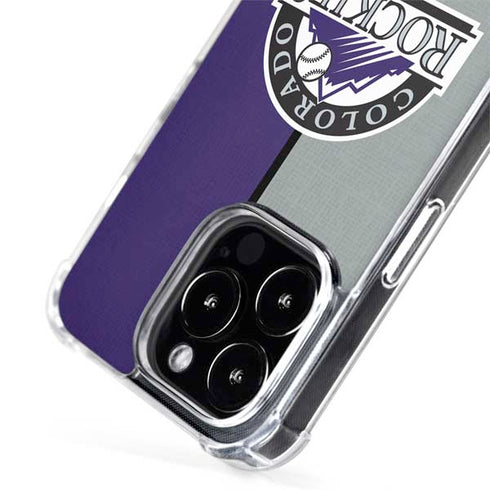 MLB Colorado Rockies Split iPhone 15 Pro MagSafe Case