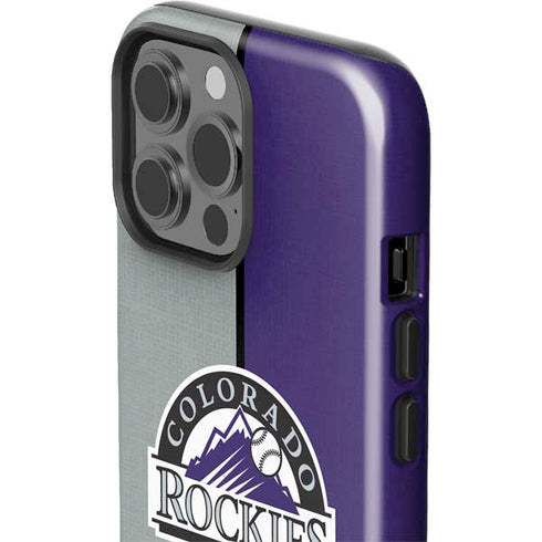 MLB Colorado Rockies Split iPhone 15 Pro Max Impact Case