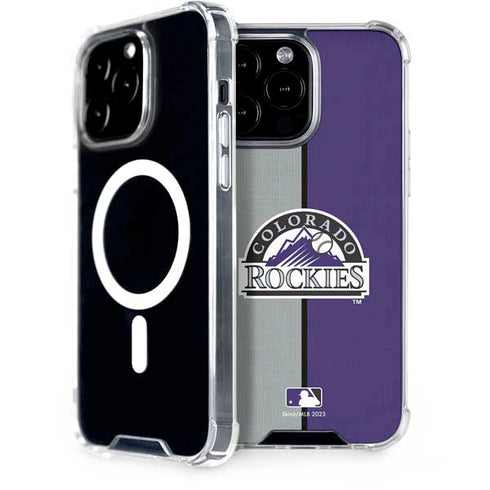 MLB Colorado Rockies Split iPhone 15 Pro Max MagSafe Case