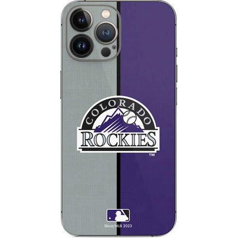 MLB Colorado Rockies Split iPhone 14 Pro Max Skin
