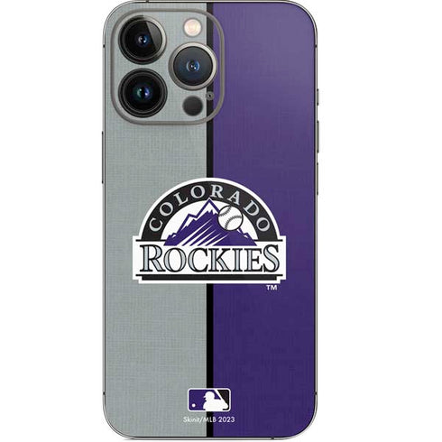 MLB Colorado Rockies Split iPhone 14 Pro Skin