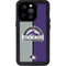 MLB Colorado Rockies Split iPhone 14 Pro Waterproof Case