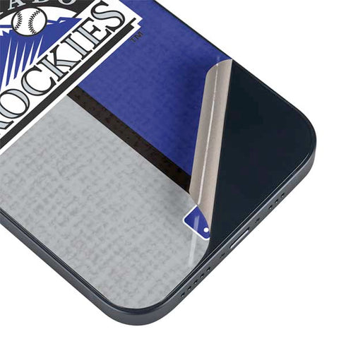 MLB Colorado Rockies Split iPhone 14 Skin