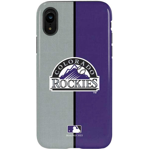 MLB Colorado Rockies Split iPhone XR Pro Case
