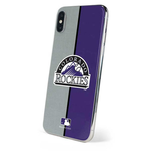 MLB Colorado Rockies Split iPhone XS Max Skin