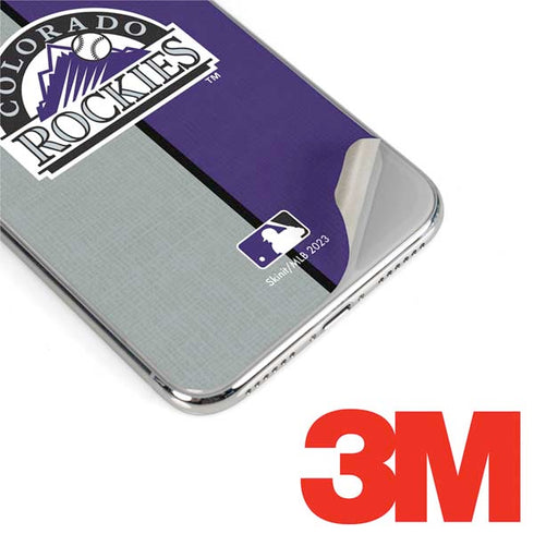 MLB Colorado Rockies Split iPhone XS Max Skin