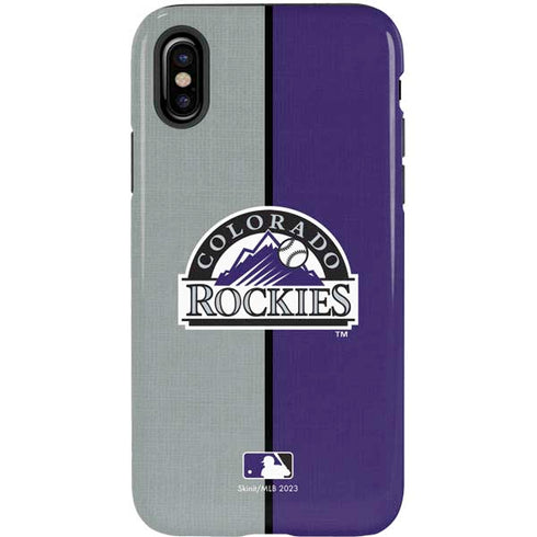 MLB Colorado Rockies Split iPhone XS Pro Case