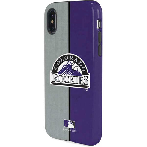 MLB Colorado Rockies Split iPhone XS Pro Case
